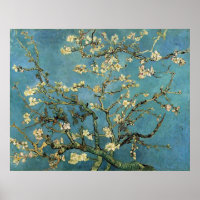 Vincent van Gogh Branks con flores de almendra