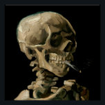Póster Vincent van Gogh - Calavera con cigarrillo en llam<br><div class="desc">Cabeza de un Skeleton con un cigarrillo en llamas / Calavera con cigarrillo en llamas / Crane de squelette fumant une cigarrillo - Vincent van Gogh,  1885</div>