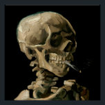 Póster Vincent van Gogh - Calavera con cigarrillo en llam<br><div class="desc">Cabeza de un Skeleton con un cigarrillo en llamas / Calavera con cigarrillo en llamas / Crane de squelette fumant une cigarrillo - Vincent van Gogh,  1885</div>