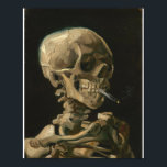Póster Vincent Van Gogh - Calavera con cigarrillo en llam<br><div class="desc">Vincent Van Gogh - Calavera con cigarrillo en llamas</div>