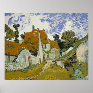 Póster Vincent van Gogh - Calle de Auvers-sur-Oise