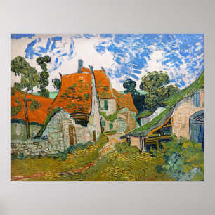 Póster Vincent van Gogh - Calle de Auvers-sur-Oise