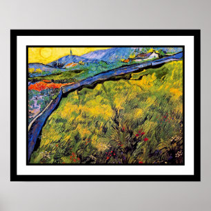 Póster Vincent Van Gogh - Campo De Trigo De Primavera