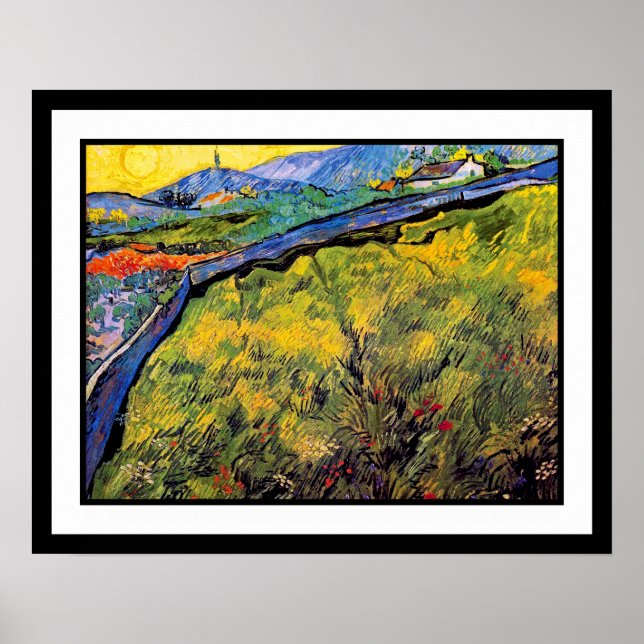 Póster Vincent Van Gogh - Campo De Trigo De Primavera (Frente)