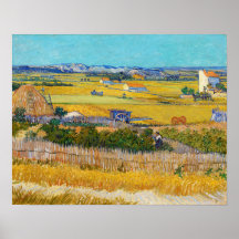 Vincent van Gogh - Cosecha en La Crau