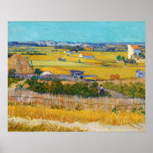 Vincent van Gogh - Cosecha en La Crau