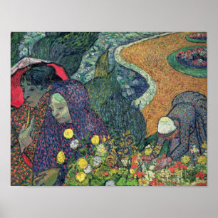 Póster Vincent van Gogh   Damas de Arles, 1888