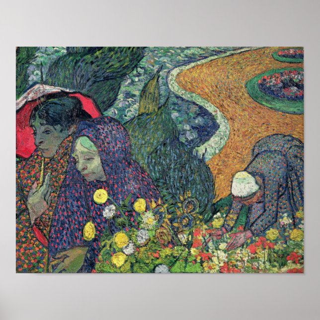 Póster Vincent van Gogh | Damas de Arles, 1888 (Frente)
