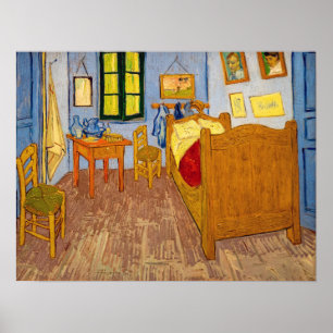 Póster Vincent van Gogh - Dormitorio de Vincent en Arles