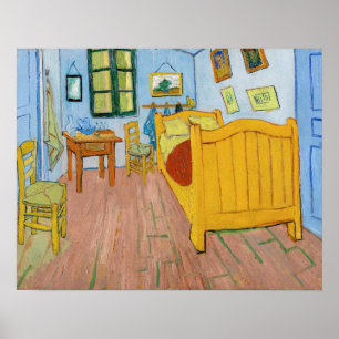 Póster Vincent Van Gogh - Dormitorio de Vincent en Arles