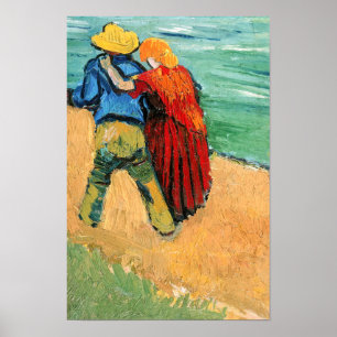 Póster Vincent van Gogh - Dos Amantes