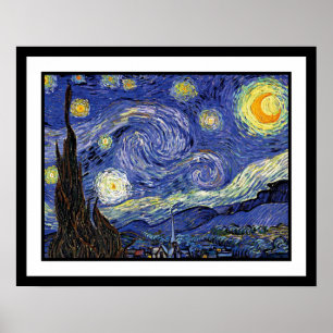 Póster Vincent Van Gogh - El Bella Artes de la Noche Star