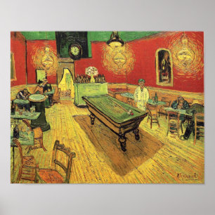 Póster Vincent Van Gogh - El Bella Artes del café nocturn