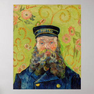 Póster Vincent Van Gogh - El cartero Joseph Roulin