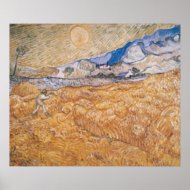 Póster Vincent van Gogh | El Cosechador (Frente)