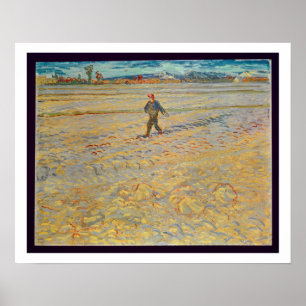 Póster Vincent van Gogh el el sembrador, 1888
