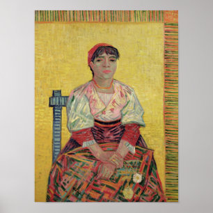 Póster Vincent van Gogh El italiano: Agostina Segatori