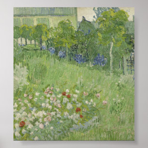 Póster Vincent van Gogh - El jardín de Daubigny