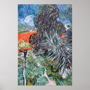 Póster Vincent van Gogh - El jardín del doctor Gachet