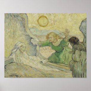 Póster Vincent van Gogh - El levantamiento del Lázaro