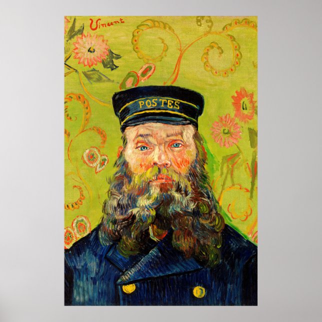 Póster Vincent Van Gogh El Postman Joseph Roulin (Frente)
