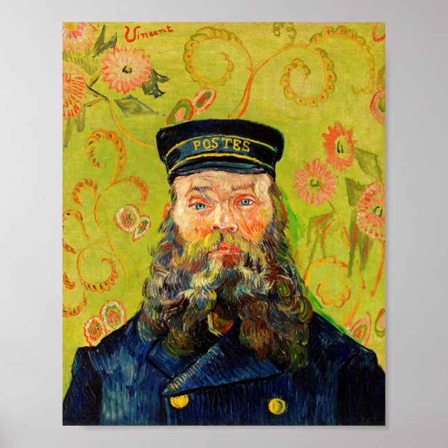 Póster Vincent Van Gogh El Postman Joseph Roulin (Frente)