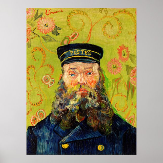 Póster Vincent Van Gogh El Postman Joseph Roulin (Frente)