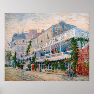 Póster Vincent van Gogh - El restaurante de la Sirena