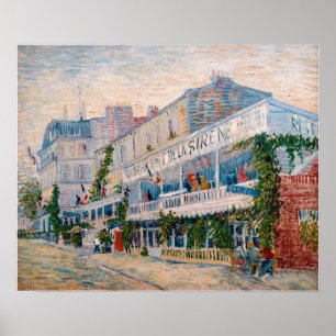 Póster Vincent van Gogh - El restaurante de la Sirene