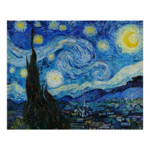 Vincent Van Gogh es la noche estrellada