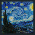 Póster Vincent Van Gogh es la noche estrellada<br><div class="desc">Sumérjase en la fascinante belleza de The Starry Night de Vincent Van Gogh con esta reproducción de arte de alta calidad. Poseer una historia de arte y dejar que la brillantez de la obra maestra de Van Gogh ilumine tu entorno.</div>