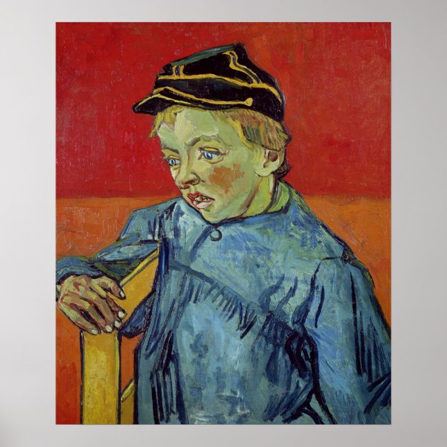 Póster Vincent van Gogh | Escolar, 1889-90 (Frente)