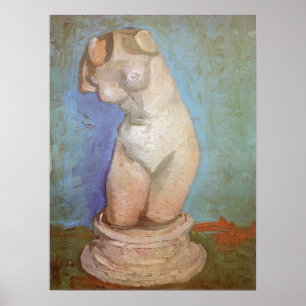 Póster Vincent van Gogh - Estatuilla de yeso torso femeni