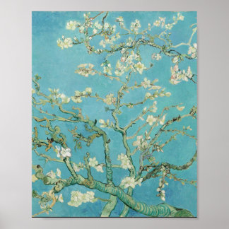 Póster Vincent van Gogh - Flor de almendra
