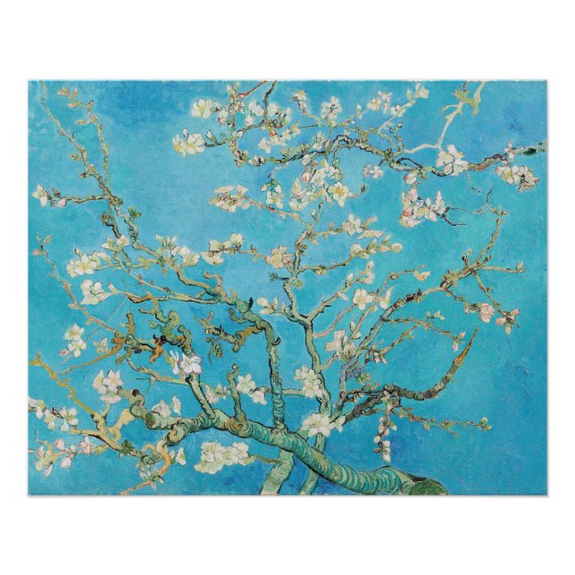Póster Vincent van Gogh - Flor de Almendro (Anverso)