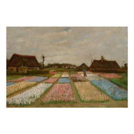 Póster Vincent van Gogh Flower Beds in Holland, c. 1883