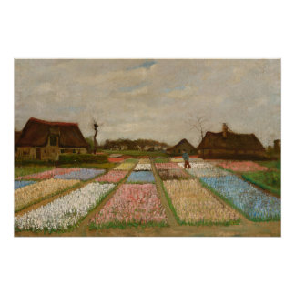 Póster Vincent van Gogh Flower Beds in Holland, c. 1883
