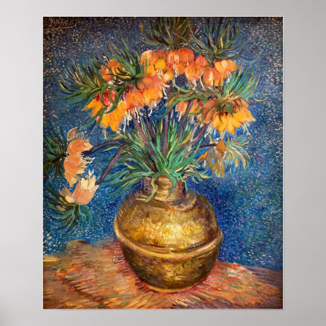 Póster Vincent van Gogh - Fritillaries imperiales (Frente)