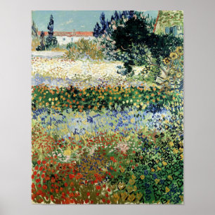 Póster Vincent van Gogh Garden in Bloom, Arles, 1888