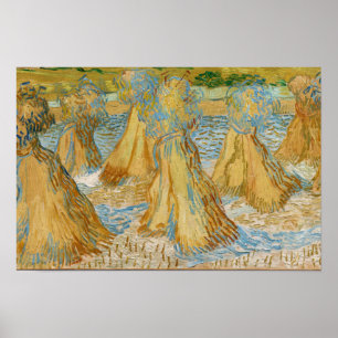 Póster Vincent van Gogh - Gavillas de Trigo