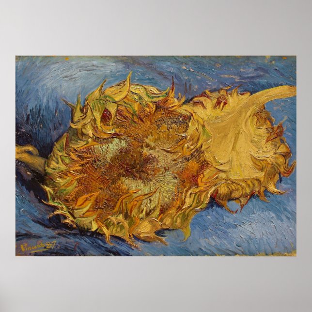 Póster Vincent van Gogh | Girasoles, 1887 (Frente)