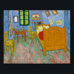 Póster Vincent Van Gogh. Habitación. Vintage impresionist<br><div class="desc">Vincent Van Gogh poster "The Bedroom".</div>