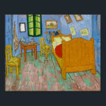 Póster Vincent Van Gogh. Habitación. Vintage impresionist<br><div class="desc">Vincent Van Gogh poster "The Bedroom".</div>