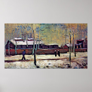 Póster Vincent Van Gogh - La Antigua Estación De Eindhove