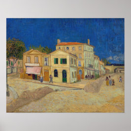 Póster Vincent van Gogh - La Casa Amarilla / La Calle