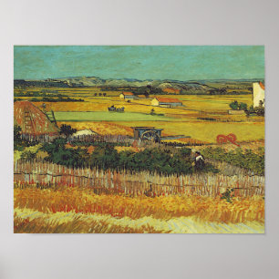Póster Vincent van Gogh - La cosecha