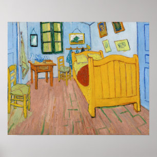 Póster Vincent Van Gogh - La habitación de Vincent en Arl