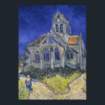 Póster VINCENT VAN GOGH - La iglesia de Auvers 1890<br><div class="desc">VINCENT VAN GOGH - La iglesia de Auvers 1890 Óleo sobre lienzo; reproducción</div>