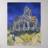 Vincent Van Gogh La Iglesia de la pintura artístic