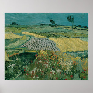 Póster Vincent van Gogh - La llanura de Auvers